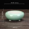 Vaso de cerâmica criativo mini vaso para suculentas vaso redondo quadrado vaso para varanda escritório mesa vasos para bonsai fábrica atacado