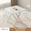 Mesa dobrável aluguel quarto mesa de jantar simples barraca mesa quadrada casa apartamento pequeno mesa redonda mesa de jantar dormitório varanda
