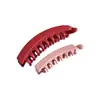 Presilha de Cabelo Banana Estilo Coreano e Japonês Nova Presilha Garra Cruzada Fosca com Dentes para Rabo de Cavalo e Penteado