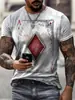 Camiseta de manga corta para hombre europea y americana transfronteriza Amazon Nueva Adolescente Retro Cabeza de Guerrero Camiseta de manga corta fina 3D