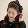 Diadema de Satén con Lazo y Corona Alta para Mujer 2025 Nueva Colección Otoño e Invierno Uso Diario Pinza para el Cabello Accesorio para el Cabello