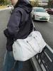 Bolsa de Viaje Corta Distancia Marca de Moda para Hombre Piel Sintética Portátil Bolsa Deportiva para Fitness Bolsa de Entrenamiento Bolsa de Almacenamiento para Equipaje de Viaje