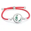 Cuerda Roja Moda Sencilla Difusor de Aceites Esenciales Aromaterapia Caja Pequeña Pulsera Redonda Accesorios de Joyería Caja de Fragancia Decoraciones