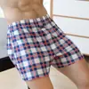 Calças de pijama de três pontos masculinas soltas Roupa interior masculina Calças Aro de algodão Calças boxer Calças boxer domésticas Calças grandes