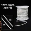 6-14mm casamento pérola cadeia abs imitação pérolas frisado casamento decorativo pérola cadeia linha de água corrente fábrica do grânulo