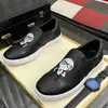 Mocassins Respiráveis de Couro Genuíno, Tênis Slip-On Versáteis Casuais de Verão para Homem, Elegantes e Simples, com Solado Macio