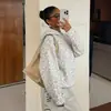 Pulóver con capucha para mujer, estampado de leopardo, manga larga, sudadera casual, nuevo de otoño e invierno 2026, transfronterizo europeo y americano de Amazon