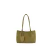 2026 Nueva Bolsa de Mano con Patrón Tejido Estilo Coreano para el Trabajo Bolso de Hombro Gran Capacidad Bolso de Mano Simple de Moda Bolso de Hombro