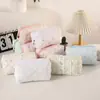 Nueva Bolsa Cosmética Acolchada Floral Pequeña, Bolsa con Cremallera para Productos de Cuidado de la Piel de Viaje, Bolsa de Almacenamiento Portátil de Gran Capacidad, Bolsa Suave