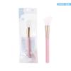 Cepillo de silicona para mascarilla La Mera, de cabeza plana y oblicua, para hacer tú mismo, con forma de cuchara y palo.