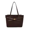 2026 Nuevo Bolso de Hombro Grande Versátil de Color Sólido Nuevo Textura Mate Transfronteriza Gamuza Felpa Otoño/Invierno para Mujer