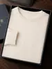 Nova coleção outono e inverno: Suéter de cashmere de malha grossa, com gola redonda e calibre 7, para homens, adequado para uso business casual ou casual, um suéter de tricô que pode ser usado como camada base