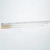 Brocheta de Barbacoa Comercial Larga Engrosada Grande de Acero Inoxidable con Mango de Madera Brocheta Plana Aguja de Barbacoa Brocheta de Acero para Brochetas de Cordero