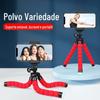 Tripé Preguiçoso para Desktop de Transmissão Ao Vivo Tripé de Selfie Portátil Suporte Versátil de Polvo Suporte de Telefone de Polvo Dobrável