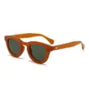 Gafas de sol europeas y americanas de alta gama, gafas de sol retro de montura redonda pequeña estilo japonés, gafas elegantes y modernas con protección UV para hombres y mujeres