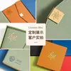Caixa de Presente Personalizada com Caderno A5 Conjunto de Presente de Feriado Presente Impresso com Logo Planner Brinde Corporativo 70% de desconto