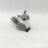 Pelúcia simulação animal Raposa pingente ornamentos brinquedos artesanato feito à mão suprimentos de feriado transfronteiriços