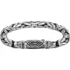 Pulsera trenzada de la paz para hombre retro, maza Vajra, moderna, hip-hop, nicho, joyería tailandesa