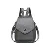 Mochila de Cuero Suave Estilo Vintage 2026 para Mujer, Bolso Cruzado Pequeño de un Solo Hombro Versátil y de Moda, Mini Mochila de Viaje Casual