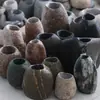 Macetas Pequeñas de Inspiración Zen, Macetas de Piedra, Macetas para Suculentas, Macetas para Juncos, Macetas para Hierba del Dinero, Macetas de Piedra Natural para Acuarios, Macetas Creativas para Narcisos