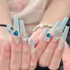 Decoraciones de Arte para Uñas con Pedrería en Forma de Corazón de Dopamina de Moda, Accesorios para Uñas, Arte para Uñas de Corazón 3D con Pedrería Apilada