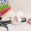 Bolsos para Niños Estilo Coreano Bolso de Hombro para Niñas Lindo Monedero Infantil de Mickey Dibujos Animados Moda PU Bolso de Hombro para Niños y Niñas