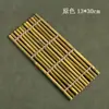 Tapetes Pequenos de Bambu na Cor Original Que Não Desbotam, Tapetes para Churrasco, Tapetes Decorativos Longos de Bambu, Tapetes de Isolamento Térmico, Porta Copos de Chá, Porta-Panelas de Bambu, Bandejas para Frutos do Mar