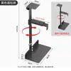 Suporte para Gabinete de Computador Suspenso Sob a Mesa Rack de Armazenamento para Gabinete Caixa de Mesa Cabide Suspenso Rack de Refrigeração para Gabinete