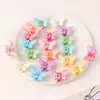 Clip de Mariposa Color Macarrón Transfronterizo Clip Pequeño de Caramelo Flor Clip para el Cabello Clip para Cola de Caballo Adorno para la Cabeza