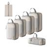 Bolsa de armazenamento de viagem Amazon pode ser combinada livremente com roupas de terno, bolsa de armazenamento de bagagem, conjunto de 5 peças