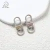 Fivela de Porta Colorida Banhada a UV Fivela de Mola Fivela de Três Pontos Corrente de Celular Pingente de Chaveiro Acessórios para Joias DIY Presente de Formatura