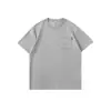 Ropa para Hombre Fengshe / Nueva Camiseta de Verano 2026 con Cuello Redondo y Manga Corta para Hombre, Camiseta Holgada de Manga Media Retro Japonesa
