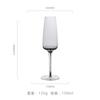 Taça de Cristal Água do Mar Azul, Taça de Vinho Tinto Barriguda, Taça de Vinho Branco Champagne, Criativa de Aparência Elevada para Casa Cinza Fumê Inicial