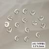 Liga transfronteiriça 26 letras em inglês joias para nail art metal estéreo diy broca mista para unhas acessórios de decoração atacado