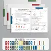 Carpeta de Papel para Prueba de Varilla de Doble Tirón Carpeta Transparente Carpeta de Almacenamiento de Papel Específica para Estudiantes Organizador de Papeles de Examen Estudiantes de Secundaria