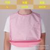 Impermeable para ancianos Impermeable para ancianos Comida Antifouling Pantufla Babero Babero para adultos Bolsillo para alimentos Cuidado en residencia de ancianos