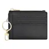 Amazon Porta Tarjetas Ultra Delgado con Llavero, Cremallera Multifuncional, Porta Tarjetas de una Pieza, Cartera Portátil para Mujer con Múltiples Ranuras para Tarjetas