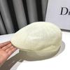Sombrero Sombrero de Verano Fino Transpirable Fresco para Mujer Retro Combinable Sombrero de Visera Sombrero de Malla Hueca Sombrilla Protector Solar Sombrero de Paja de Lengua de Pato para Hombre