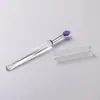 Pincel labial de silicone com capa pincel para máscara labial à prova de poeira pincel para batom pincel para batom pincel para sombra de olhos com glitter pincel multifuncional portátil
