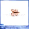 Pandora Cobre Blanco Chapado en Plata Estilo Nuevo Gato de la Suerte Elefante León Cuentas Pulsera de Oro Rosa Accesorios DIY