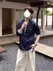 Camisa Falsa de Duas Peças com Decote V e Mangas Longas para Homem, Camisa de Trabalho com Aparência Masculina para Outono, Jaqueta Casual Cleanfit