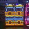 Máquina de muñecos de centro comercial, máquina de muñecos de clip, máquina de muñecos de agarre pequeño, máquina de regalos, máquina de boutique, máquina de muñecos nueva totalmente transparente