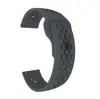 Adecuado para series de relojes Samsung/Huawei, Correa de silicona transpirable con hebilla cuadrada perforada, Universal 20/22 mm