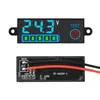 Luz indicadora LED de voltaje y potencia DC7-55V, placa de visualización de potencia para batería de ácido/batería de litio