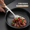 Aço inoxidável 304 cabo de madeira utensílios de cozinha domésticos espátula para refogar colher de cozinha espátula conjunto de quatro peças suprimentos de cozinha fabricantes atacado