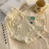 Ropa interior de Modal para mujer, Seda antibacteriana 7A, Entrepierna extendida, Ribete de encaje talla grande, Estilo Pure Desire, Al por mayor