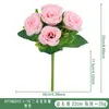Rosa Simulation Pensamiento Novia Sosteniendo Flor Hogar Boda Decorativo Adornos Florales Planta Verde Simulación Venta al por Mayor
