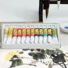 Pigmento Original para Pintura Chinesa Matisse 12 Cores Iniciante Avançado Pintura a Tinta Pintura Detalhada Caixa Individual de 24 Cores Atacado
