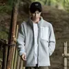 Jaqueta de Lã Masculina Outono e Inverno Marca da Moda Masculina Outdoor Casual Forrada de Lã Quente Casal Algodão Agasalho Jaqueta Masculina Top
