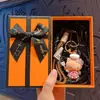 Chaveiro Criativo de Gatinho KT Chefe Flocado Desenho Animado Pingente de Bolsa Fofo Chaveiro de Carro Presente Atacado